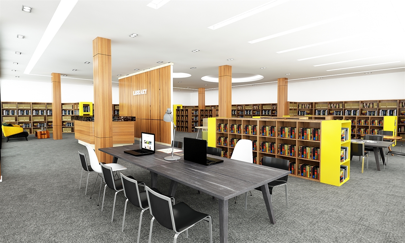 Thư viện, trường phổ thông liên cấp quốc tế Gateway