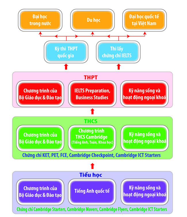 Thông tin về trường Quốc tế Liên cấp Việt - Úc Hà Nộội