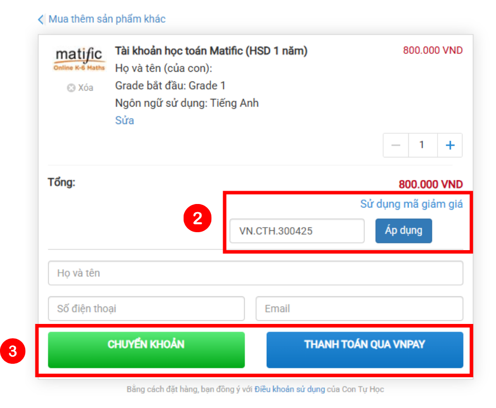 Siêu ưu đãi mừng đại lễ: Tặng học bổng Matific 30% và azVocab PRO 01 năm