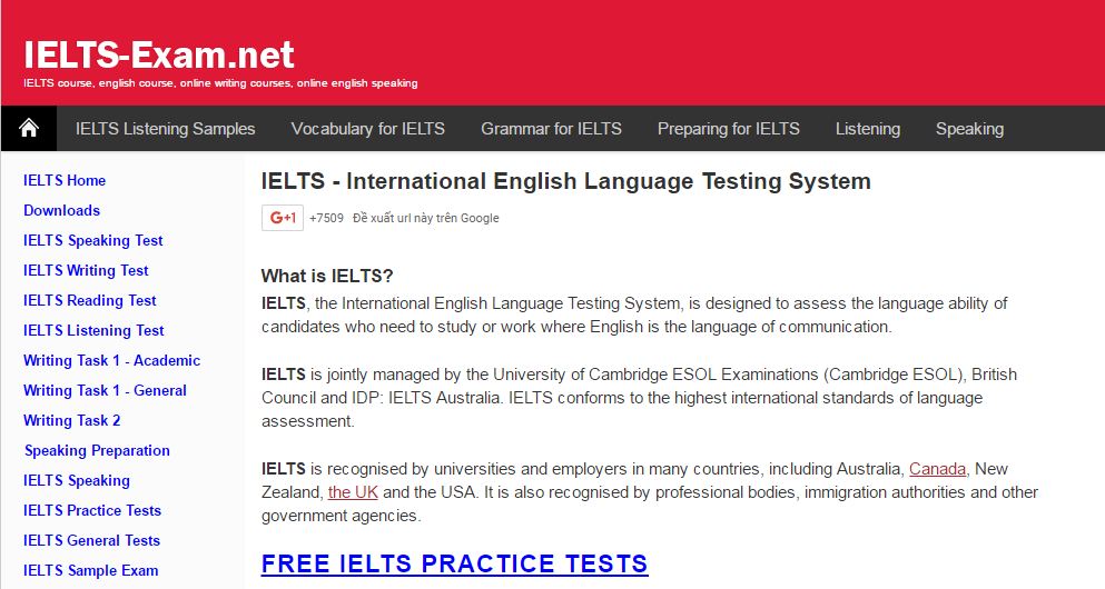 9 website luyện thi IELTS trực tuyến miễn phí tốt nhất