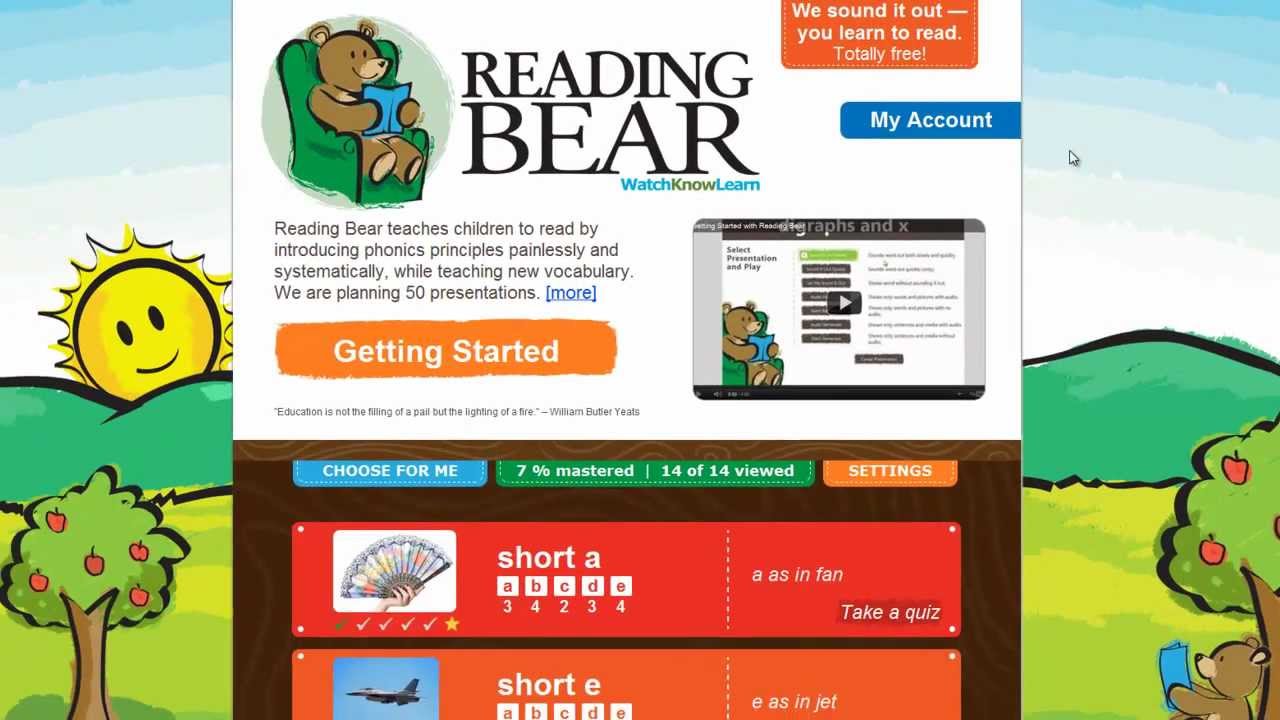 web đọc sách tiếng Anh miễn phí cho trẻ