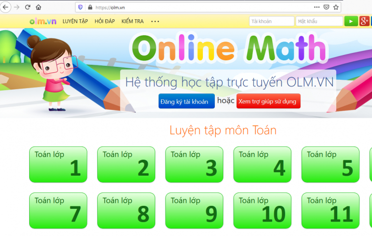 So sánh 5 chương trình học Toán Tiếng Việt online