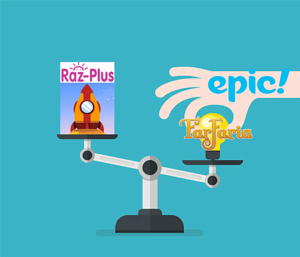 So sánh 3 hệ thống sách tiếng Anh: Raz-kids, Farfaria và Epic!