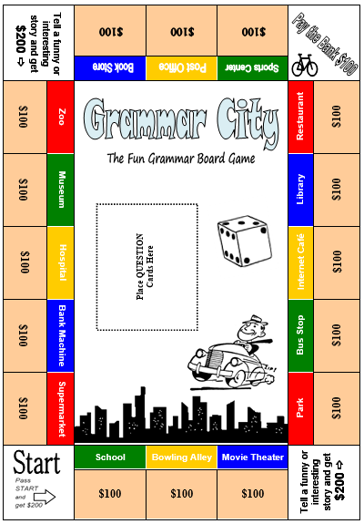 Bài Tập Ngữ Pháp Tiếng Anh Sẽ Không Còn Nhàm Chán Với Grammar City - Board  Game Miễn Phí! | Con Tự Học