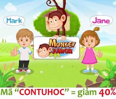 Picture of Mã giảm giá CONTUHOC để mua tk Monkey Junior giảm 40%