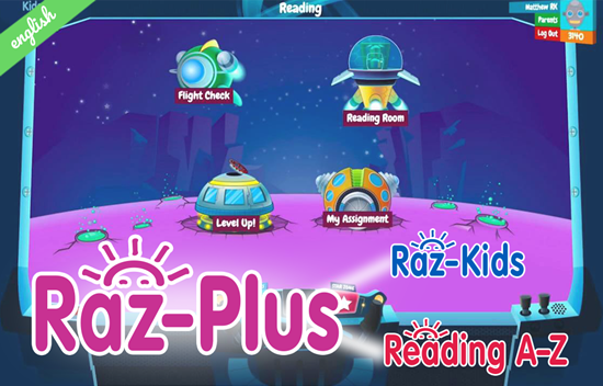 Raz plus, raz-kids, reading az