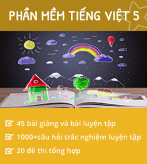 Picture of Combo Khóa học Online và Bộ tài liệu Ôn luyện tiếng Việt 5 ôn thi lớp 6