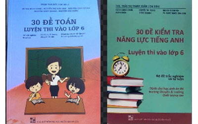 Picture of 30 đề tổng ôn Toán, Tiếng Anh thi vào lớp 6