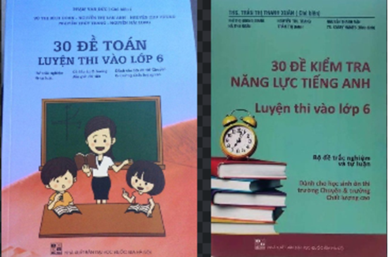 Picture of 30 đề tổng ôn Toán, Tiếng Anh thi vào lớp 6