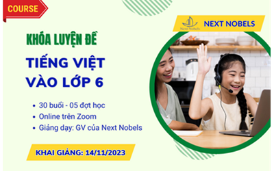 Khóa Luyện đề Tiếng Việt vào lớp 6