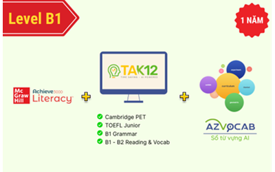 Picture of Bộ chương trình học TA cùng Achieve 3000 và TAK12 level B1 01 năm