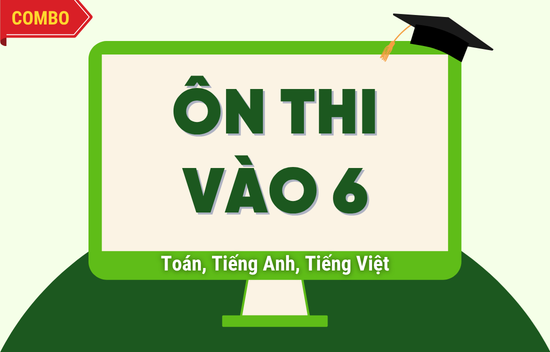 Trọn bộ các gói sản phẩm ôn thi vào 6 trên TAK12 bao gồm luyện đề vào các trường THCS chất lượng cao; ôn nền 3 môn Tiếng Việt - Toán - Tiếng Anh và trọn bộ ôn thi vào 6
